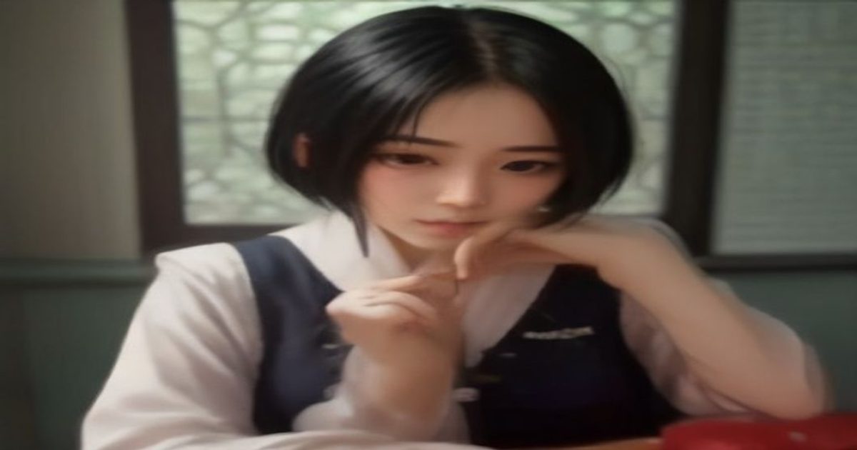 东方美人主题摄影封面，珊瑚粉暖调光线下的古典女性形象，汉服与传统妆容细节清晰，气质典雅，比思論壇东方美人板块代表性内容风格